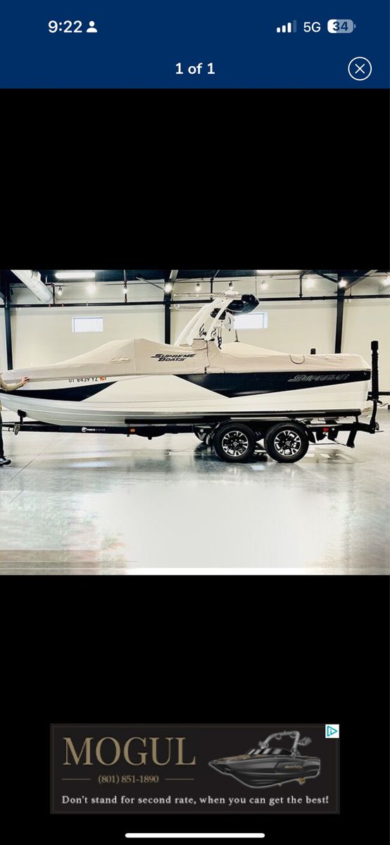 2020 Supreme S238 Surf Boat For Rent!