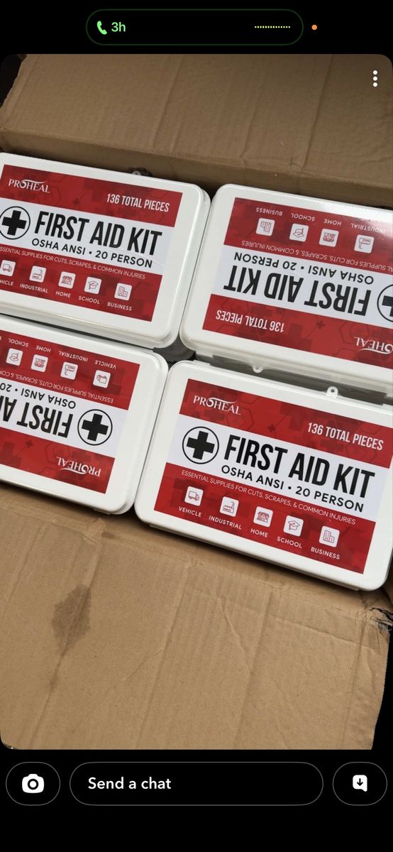 ProHeal OSHA ANSI 20 Person First Aid Kit 136 Pieces