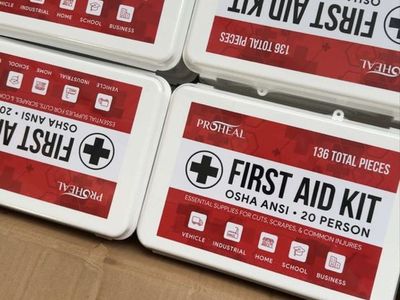 ProHeal OSHA ANSI 20 Person First Aid Kit 136 Pieces