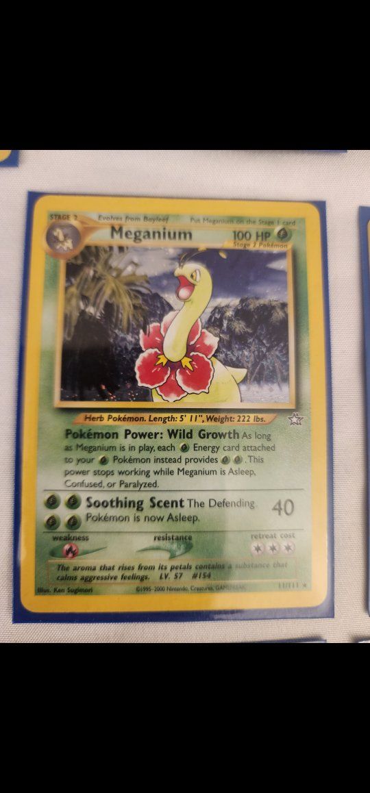 Meganium neo genesis pokemon