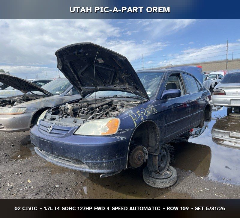 2002 Honda Civic Parts - UTPAP Orem