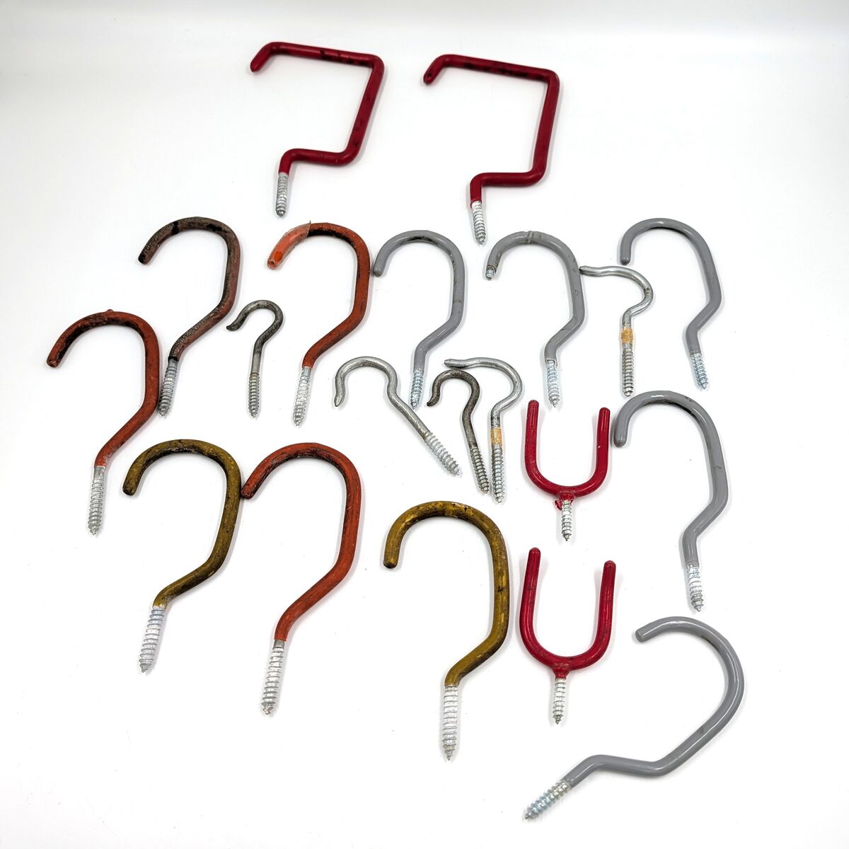 Mixed Assortment of Garage Wall Hanging Hooks Pack of 20