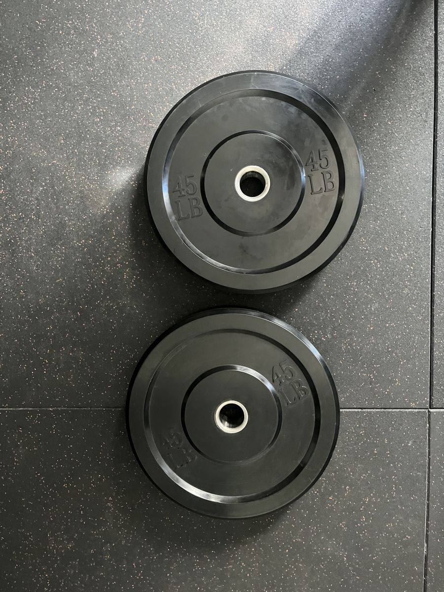 45 lbs bumper plates