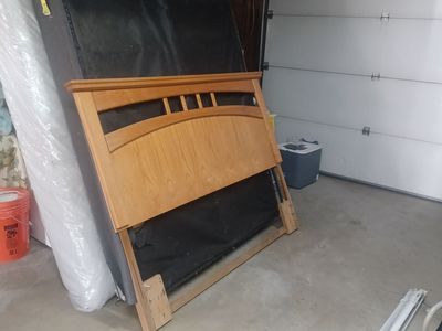 FREE queen size mattress, box spring and headboard