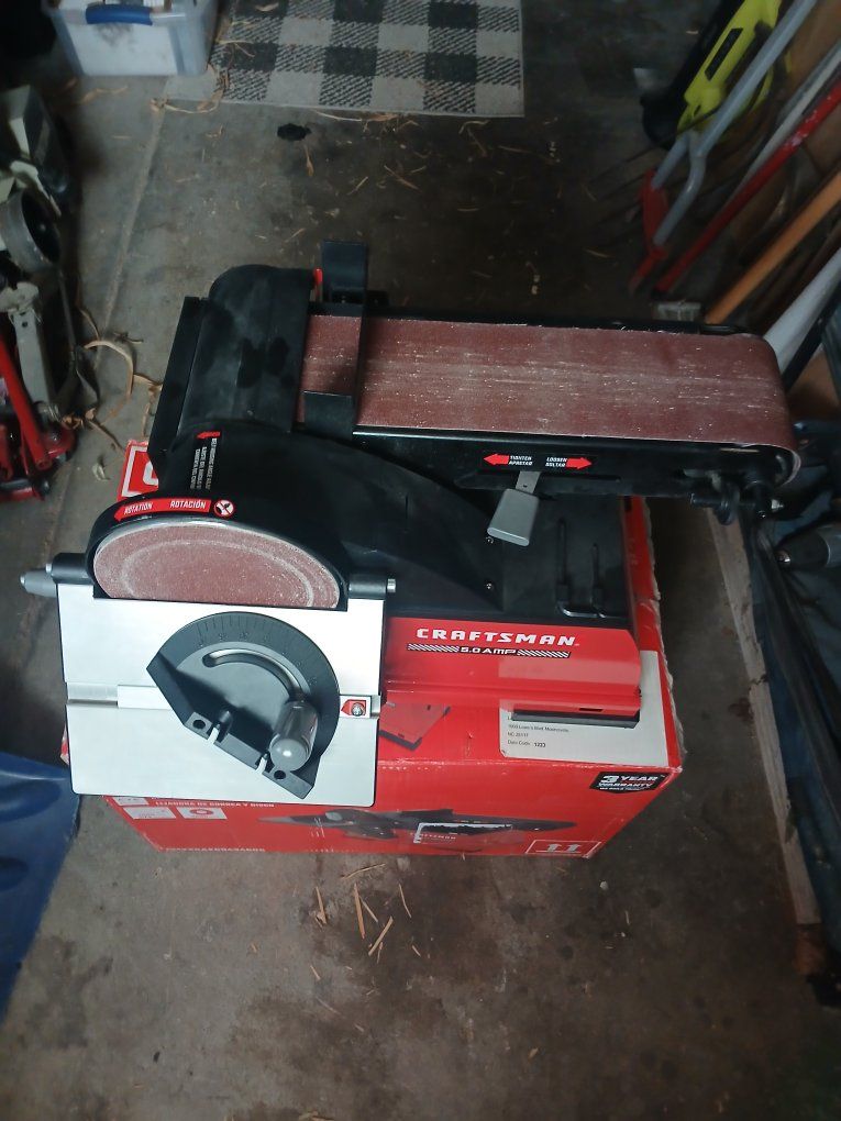 Craftsman 5-Amp 4x36 Belt & 6" Disc Sander