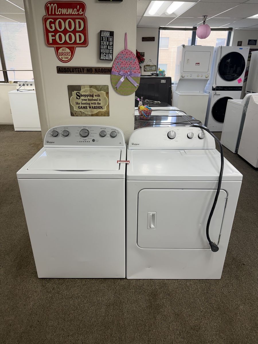 HUGE DEALS NOW! WHIRLPOOL SET WASHER AND DRYER