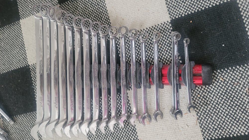 Snap-on 17pc combination wrench set