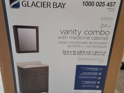 Glacier Bay Vanity & Medicine Cabinet