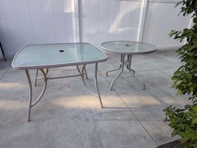 Outdoor patio tables