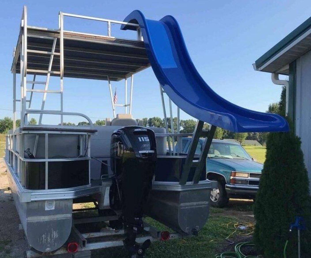 water slides houseboat slides playground water slide