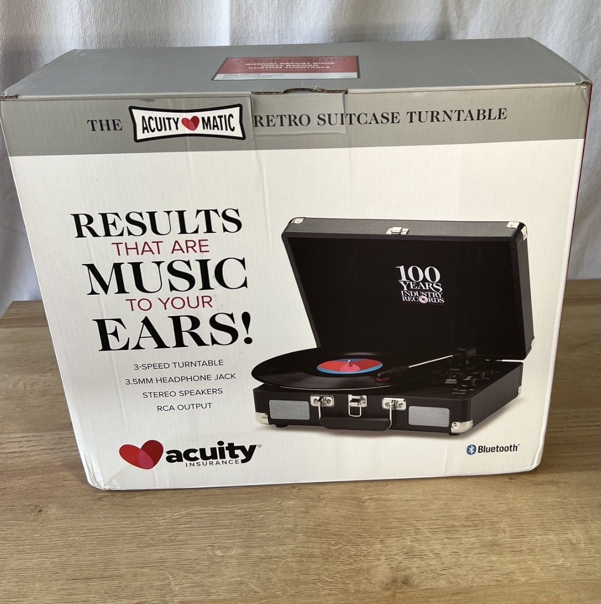 New Bluetooth Vinyl Record Player