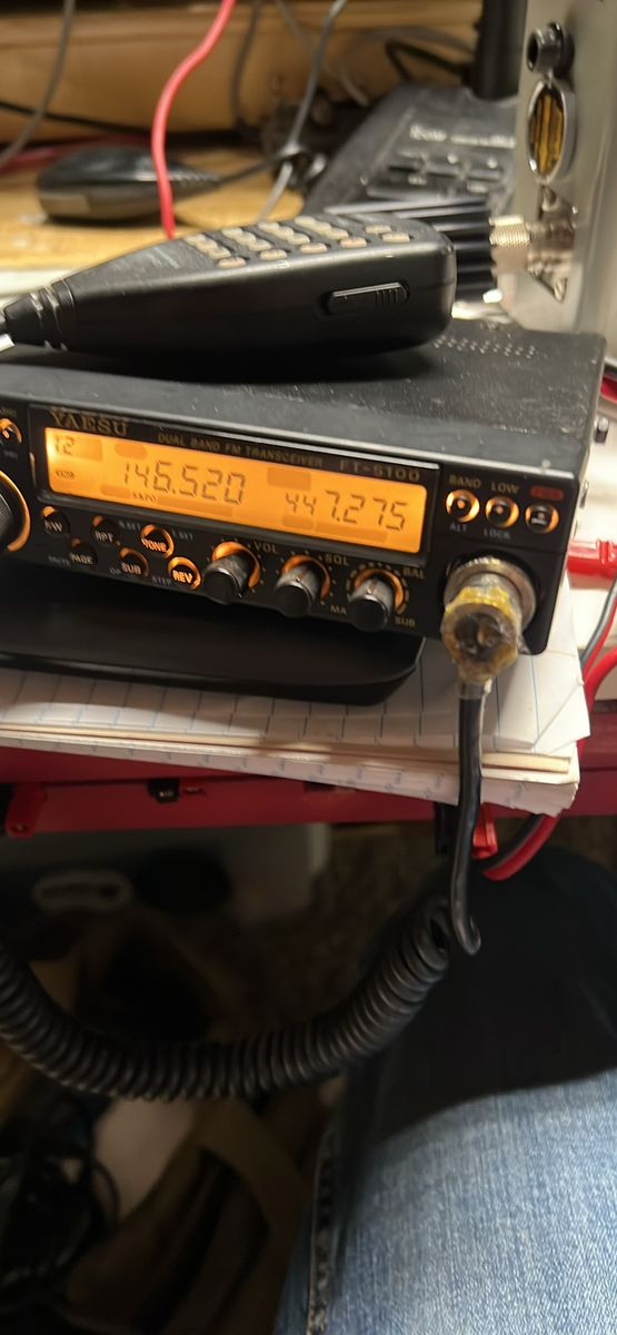 Yaesu FT-5100Transceiver Ham Radio w/ MH-27 Microphone