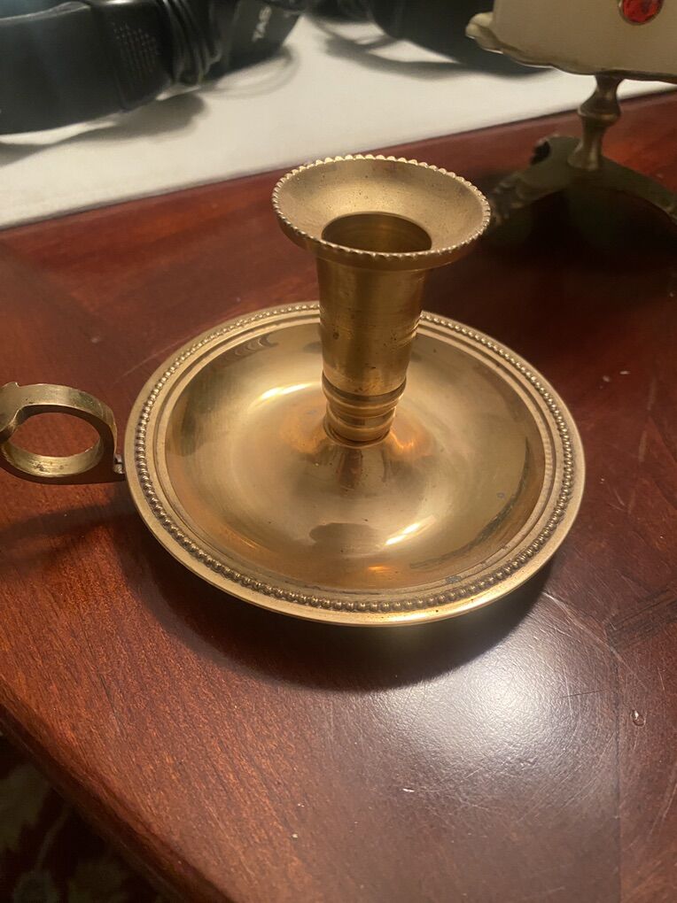 Solid Brass Chamberstick