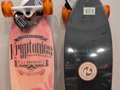 New Authentic Kryptonics 36" Longboard Skateboard