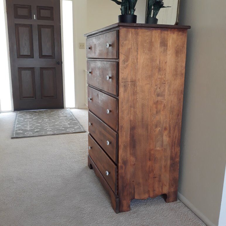 Wooden Tall Dresser