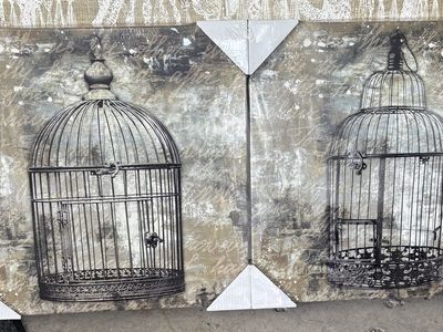 Berg birdcage Wall Art Set