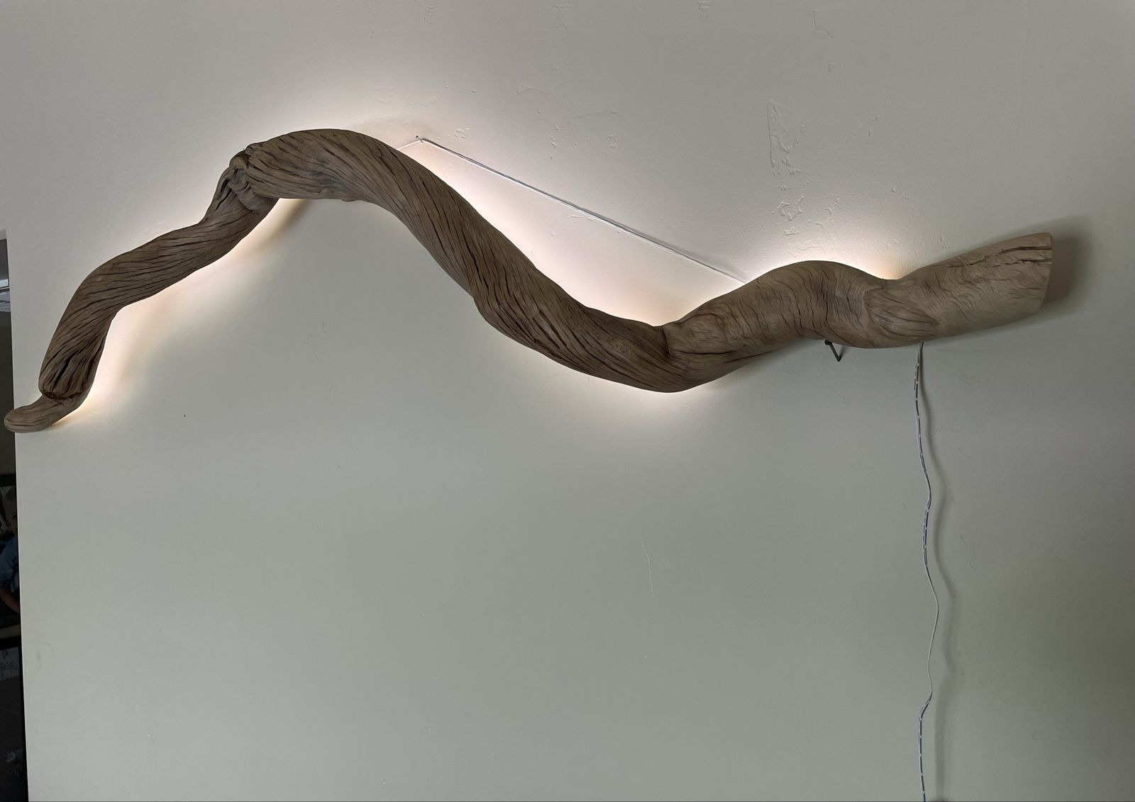 Driftwood light fixture