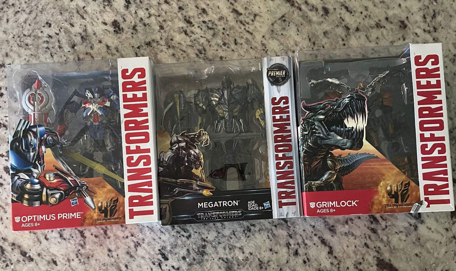 Transformers Leader Class Optimus Prime Megatron Grimlock