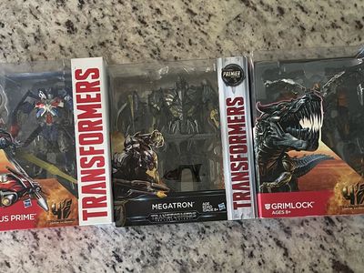 Transformers Leader Class Optimus Prime Megatron Grimlock