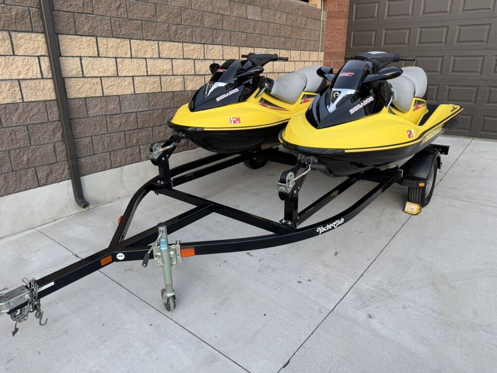 2 2004 SeaDoo GTX Supercharged W/ Trailer