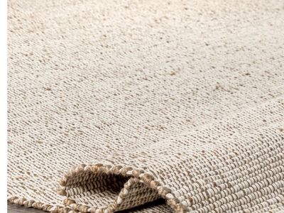 New 9x12 Nuloom Handwoven Jute / Cotton Area Rug