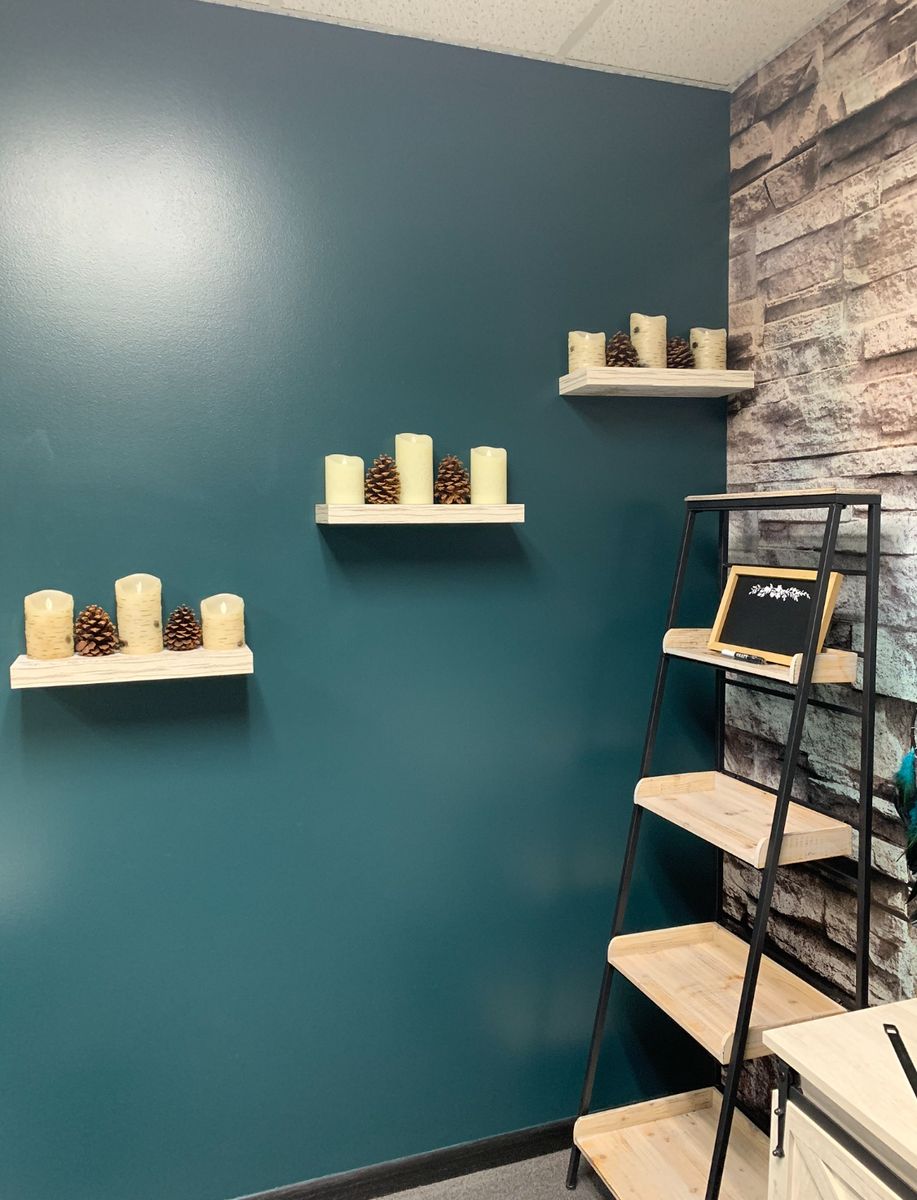 9 floating shelves