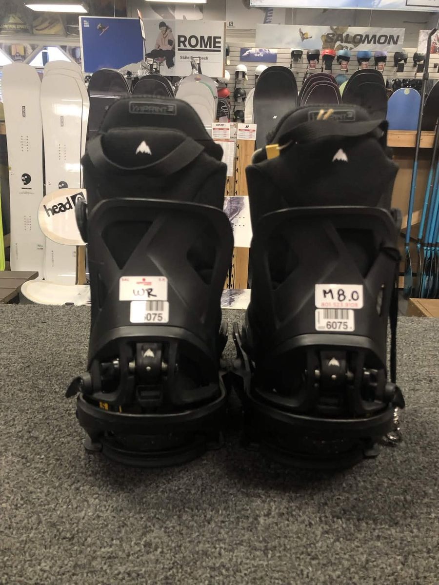 Used Burton Waverange X Step-on Snowboard Boot+Binding Mens 8