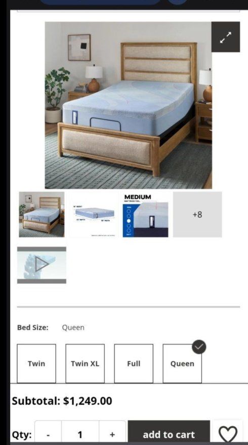 DELIVERY AVAILABLE Hybrid Medium Queen Mattress and BAMBOO SHEETS