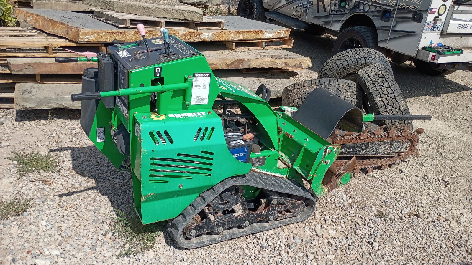 2016 Vermeer RTX250 Walk behind trencher