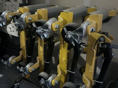 Set Of 4 Vehicle Dollys And Rack