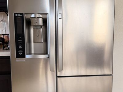 LG side-by-side refrigerator