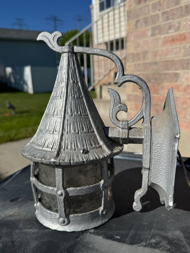 Antique (1920s) witches hut sconce porch light