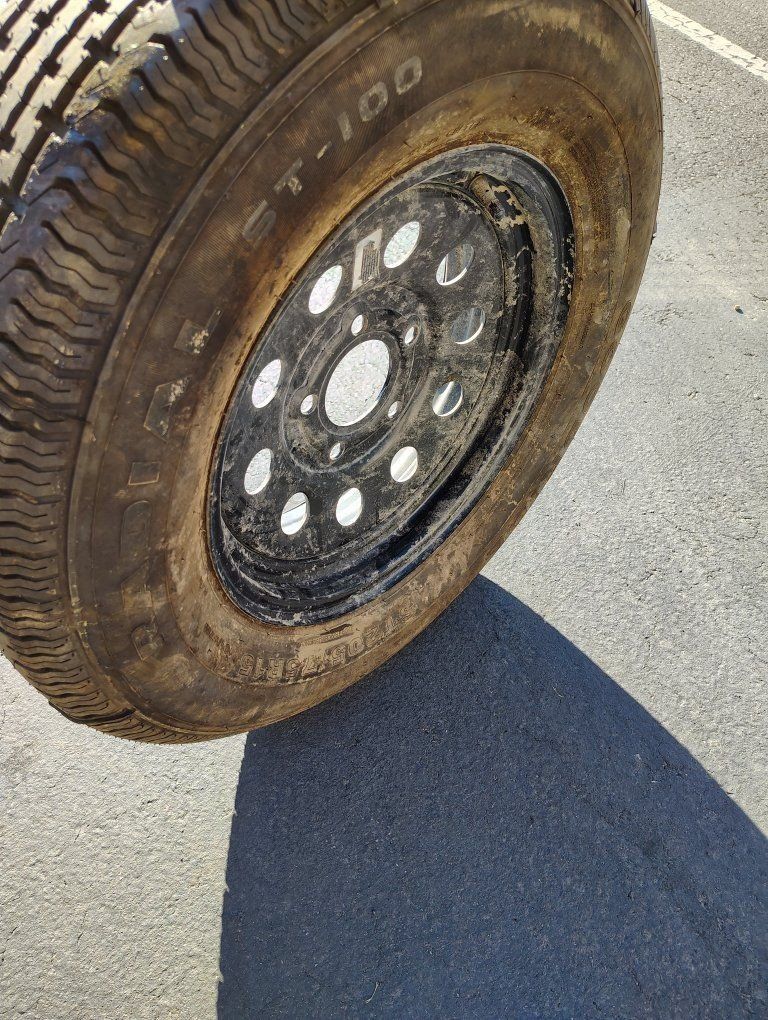 Trailer Tire and Wheel Assembly - ST205/75R15 & ST175/80D13 Sizes