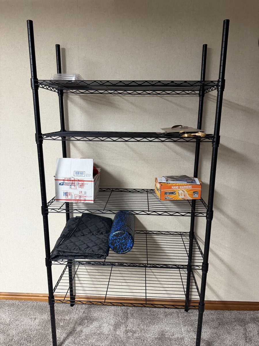 Metal shelf