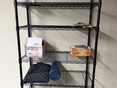 Metal shelf