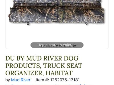 Mud River Ducks Unlimited Truck Seat Organizer Habitat Camo Edition for Gear & Guns