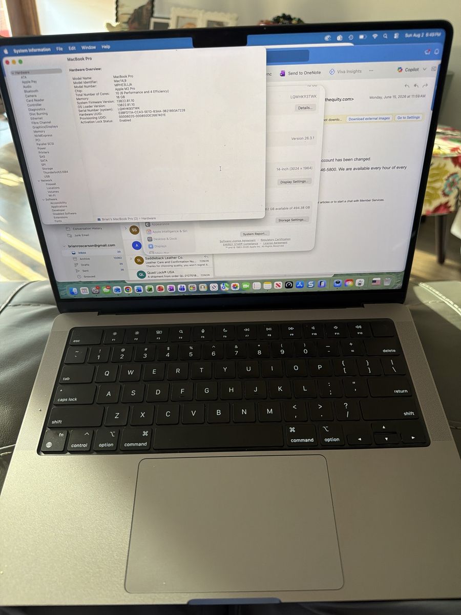 Apple MacBook Pro 14-inch M2 Pro Chip 16GB RAM MPHE3LL/A