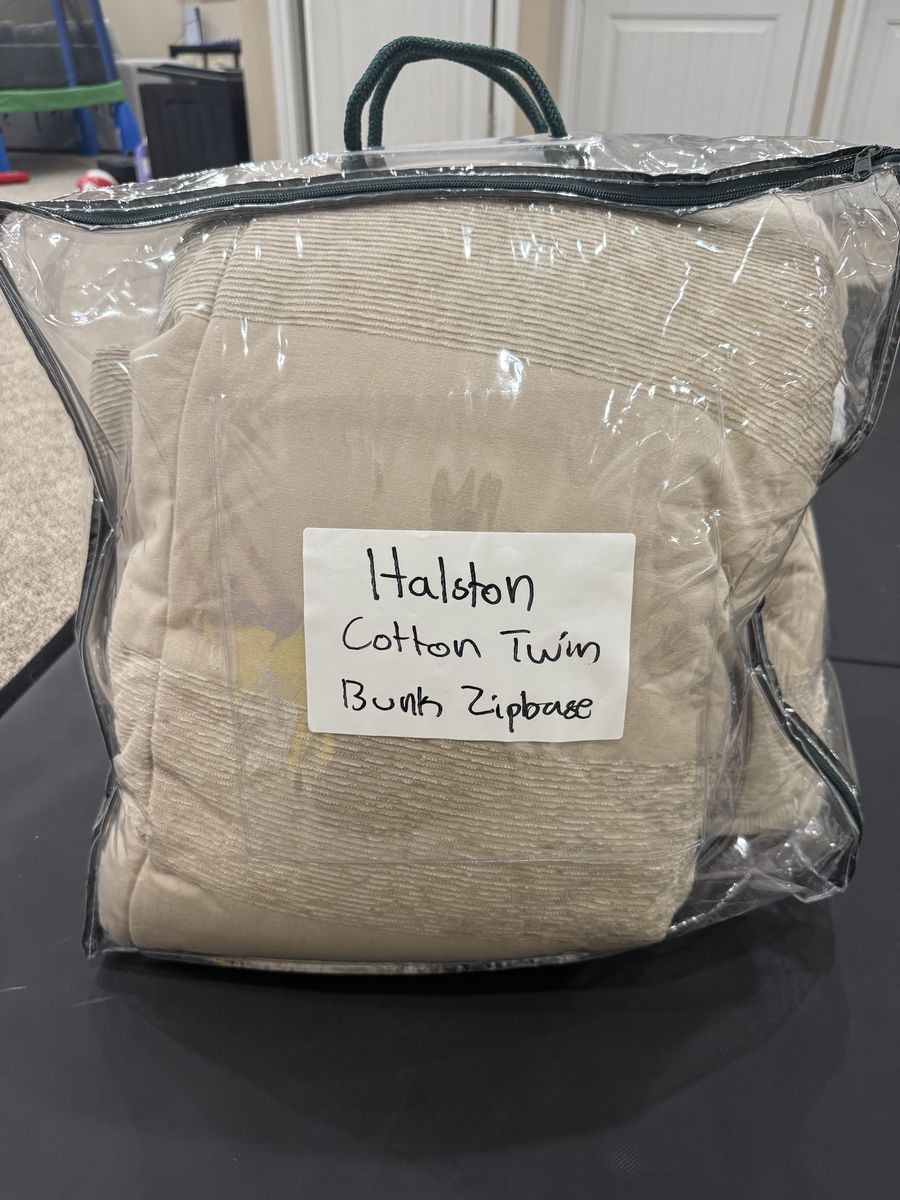 Beddys RV BUNK TWIN Halston Cotton Zipbase