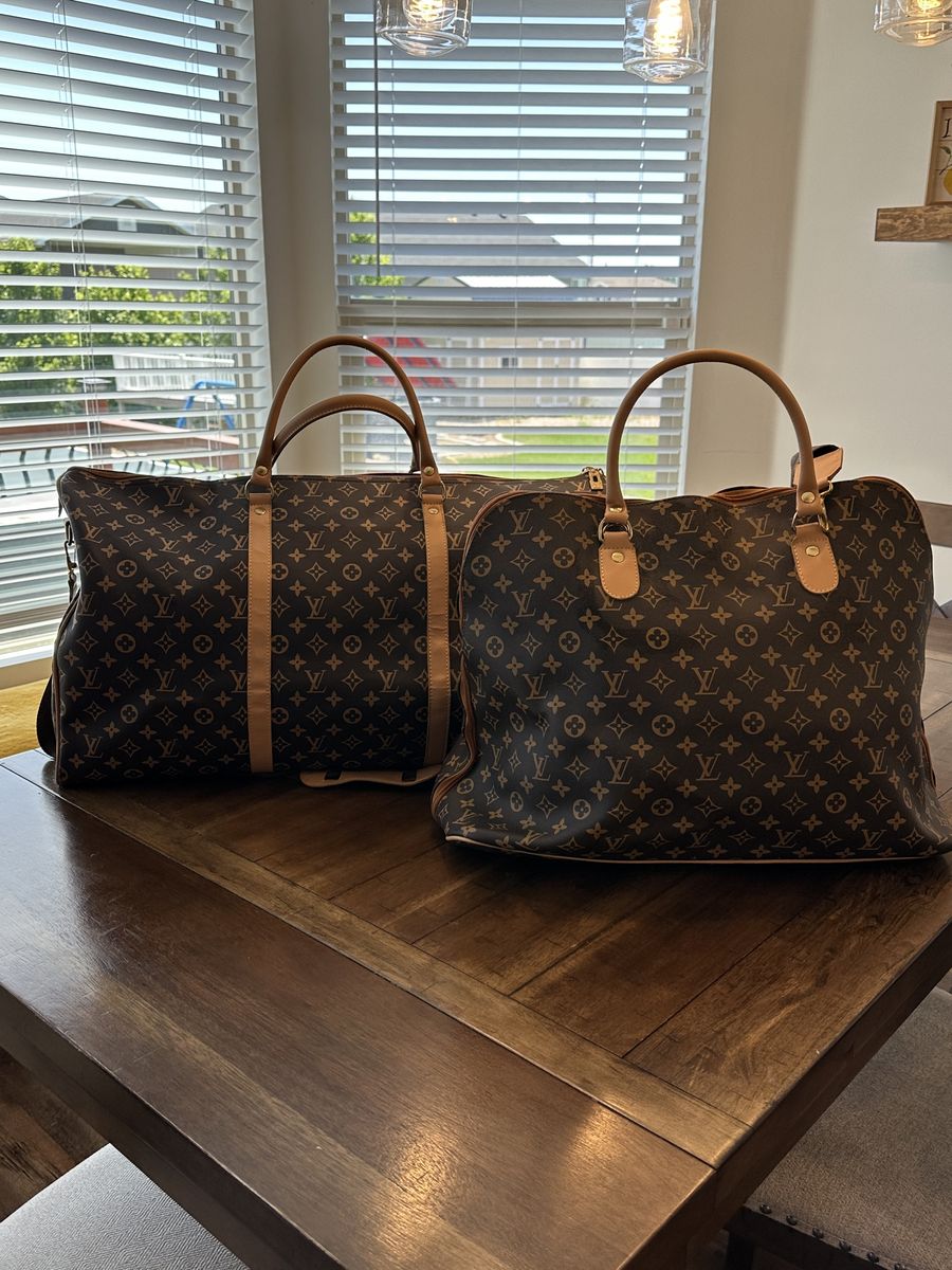LV Weekender Bag and Tote Dupe