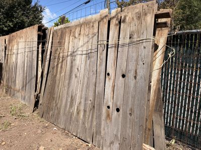 Wood fence panels (11)