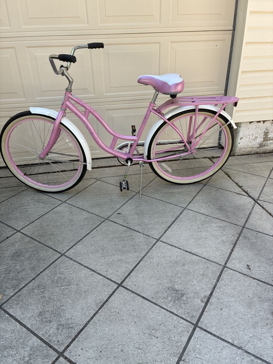 Schwinn Cruiser Bike Pink - Classic Single-Speed Beach Cruiser for Casual Rides
