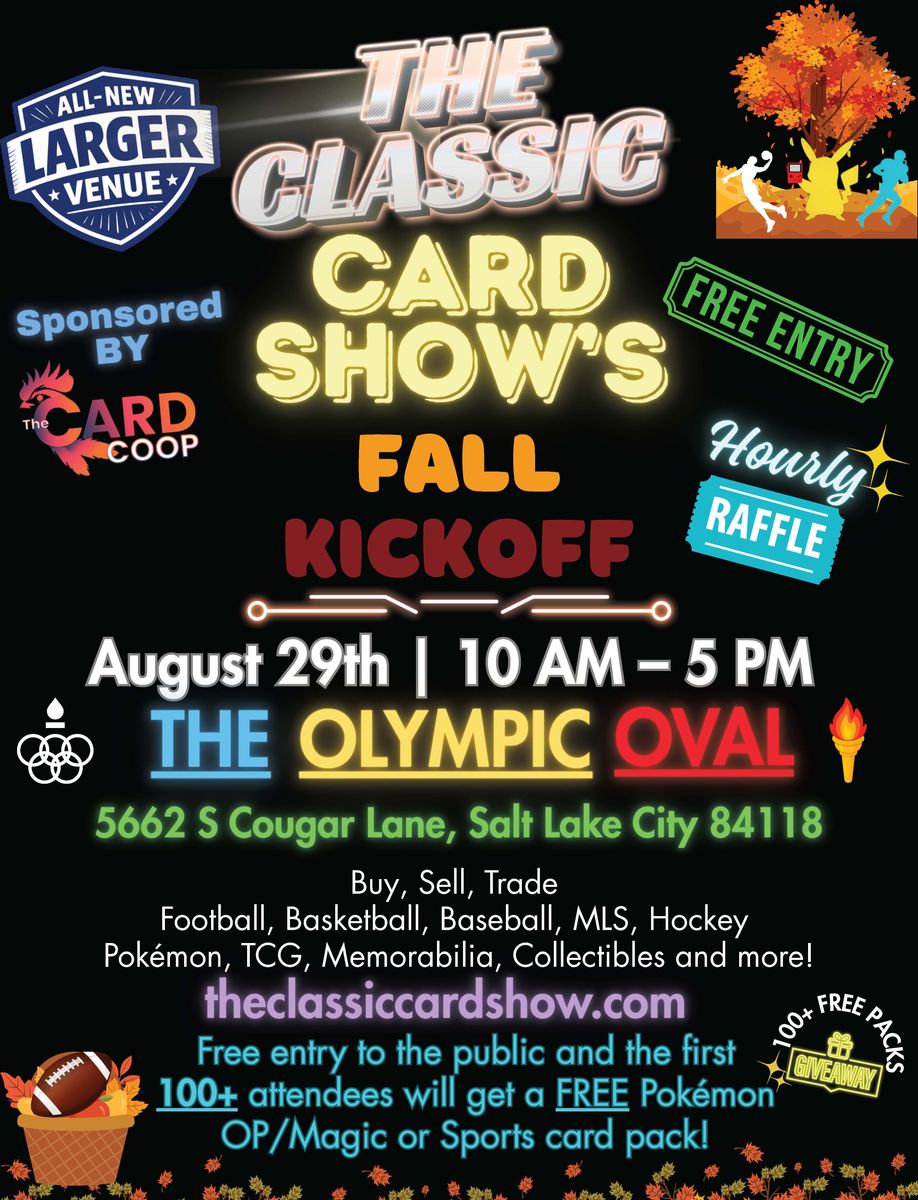 The Classic Card Show Olympic Oval Pokemon Sports Football Baseball Basketball Hockey Buy Sell Trade Memorabilia Collectibles