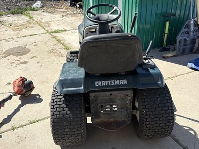 Old Craftsam Mower Runs Great