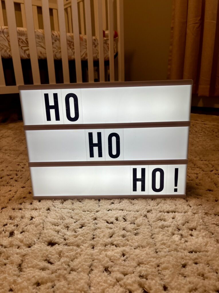 Light Up Marquee Letter Box