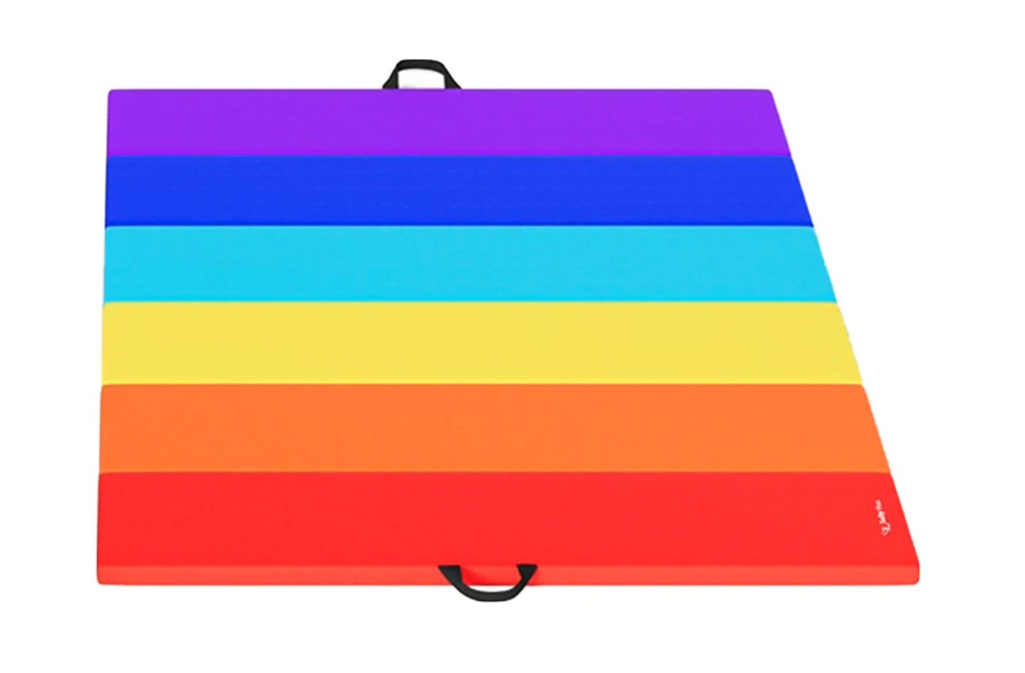 New in Box Lightweight Folding Gym Mat 6-Panel Rainbow