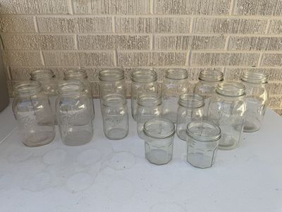 27 Random Vintage Canning Jars