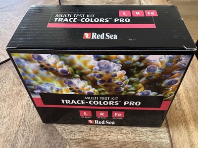 New Red Sea Trace Colors Pro Test Kit (Expired)