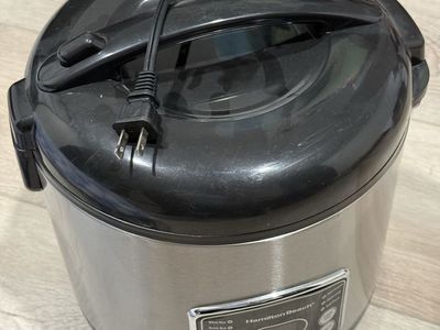 Hamilton Beach Digital Rice Cooker and Food Steamer Stainless Steel