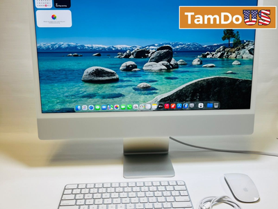 iMac (24-inch, 2024) Apple M4 Chip, 8-Core GPU, 16GB, 256GB SSD, Silver