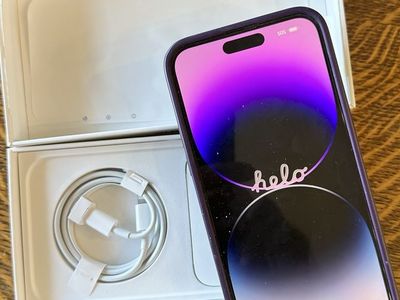 Apple iPhone 14 Pro Max Deep Purple 256GB - Unlocked with Original Box & Cable